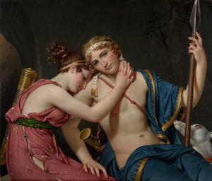 Der Abschied von Telemachus und Eucharis, 1818 von Jacques Louis David