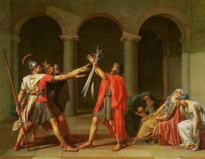 Der Schwur der Horatier, 1784