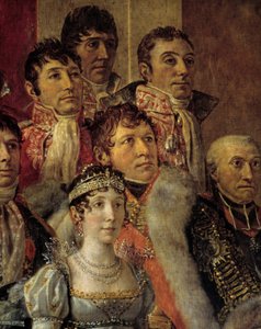 Die Zeremonie Napoleons (Detail)