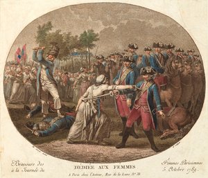 Tapferkeit der Pariser Frauen am 5. Oktober 1789: den Frauen gewidmet