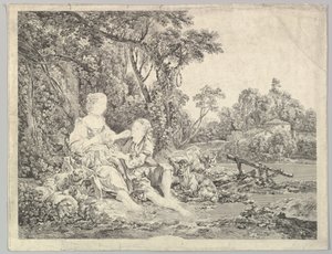 Denken sie an die Traube, 18. Jahrhundert von Jacques Philippe Le Bas