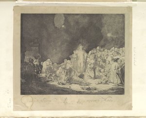 Predigender Christus (Die Hundertguldenblatt)