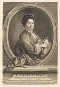 Robert le Lorrain von Jacques Philippe Le Bas after Hubert Drouais