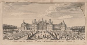 Schloss Chambord von den Gärten aus von Jacques Rigaud