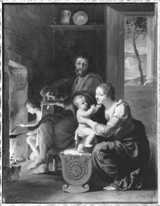 Heilige Familie, nach 1650 von Jacques Stella