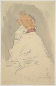 Sitzende Frau von Jacques Villon