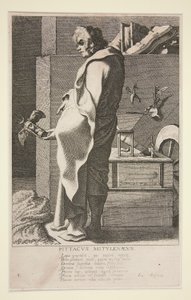 Pittacus Mytilenaeus, Nr. 4 aus der Serie Die sieben Weisen von Griechenland von Jacques de Gheyn III