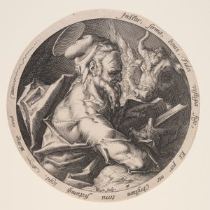 Lukas, aus Die Evangelisten von Jacques de Gheyn II