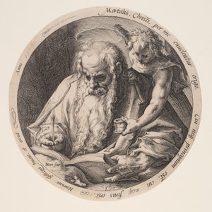 Matthäus, aus Die Evangelisten von Jacques de Gheyn II