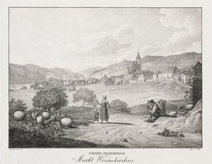 Niederösterreich, Markt Weisenkirchen von Jakob Alt