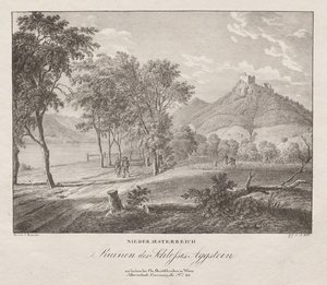 Niederösterreich, Ruinen des Schlosses Aggenstein