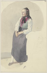 Hessische Bäuerin von Jakob Becker