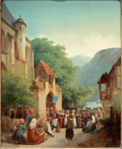 Prozession am Rhein