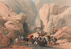 Die Öffnung in die enge Schlucht oberhalb des Siri Bolan