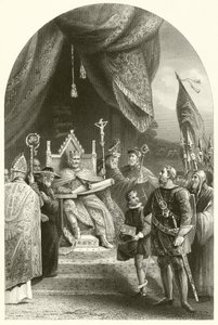 König Johann unterzeichnet die Magna Charta von James (after) Lonsdale