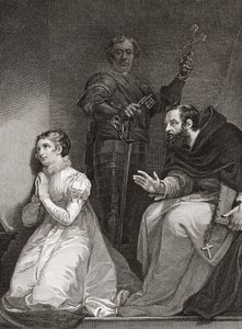 John Feckenham besucht Lady Jane Grey im Tower of London
