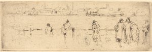 Eine Skizze am Ufer, ca. 1884-1886 von James Abbott McNeill Whistler