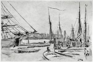 Eine Skizze aus Billingsgate, 19. Jahrhundert 1904