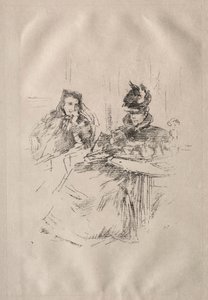 Nachmittagstee, Mrs. Phillips und Mrs. Charles Whibley von James Abbott McNeill Whistler