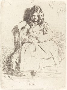 Annie sitzend, 1858 von James Abbott McNeill Whistler