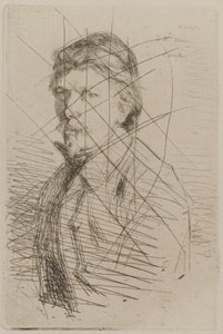 August Delâtre, 1858 von James Abbott McNeill Whistler