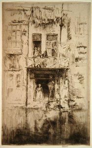 Balkon, Amsterdam von James Abbott McNeill Whistler