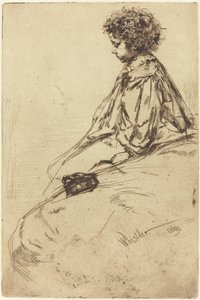Bibi Lalouette, 1859 von James Abbott McNeill Whistler