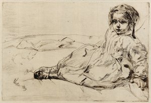 Bibi Valentin, 1859 von James Abbott McNeill Whistler