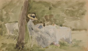 Frühstück im Garten von James Abbott McNeill Whistler