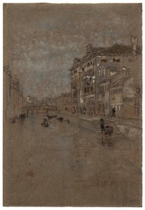 Kanal in Venedig, Tabaklagerhaus von James Abbott McNeill Whistler