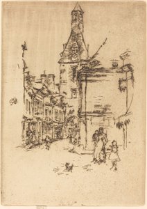 Uhrturm, Amboise, 1888
