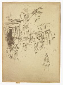 Cutler Street, Houndsditch, ca. 1886-88 von James Abbott McNeill Whistler