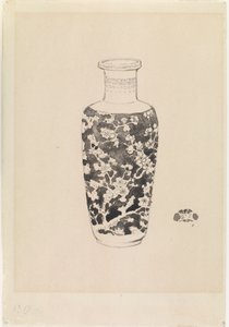 Zylindrische Vase mit dickem Hals, 1876