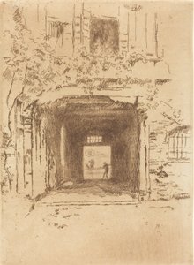 Tür und Weinrebe, 1880