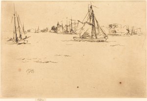 Dordrecht, 1884 von James Abbott McNeill Whistler