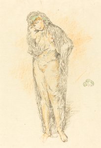 Gekleidete Figur, stehend von James Abbott McNeill Whistler