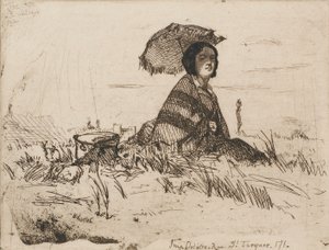 En Plein Soleil, 1858 von James Abbott McNeill Whistler