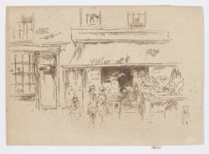 Exeter Street, ca. 1886-88 von James Abbott McNeill Whistler