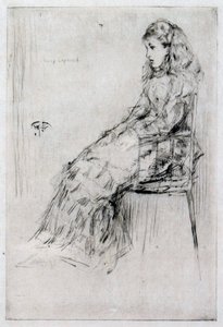 Fanny Leyland, um 1874 von James Abbott McNeill Whistler