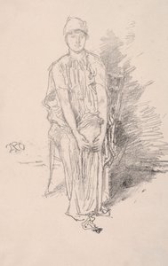 Figurenstudie, 1890 von James Abbott McNeill Whistler