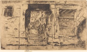 Fischladen, Venedig, 1880