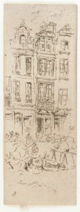 Blumenmarkt, Brüssel, 1887