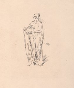 Mädchen mit Schüssel, 1895 von James Abbott McNeill Whistler