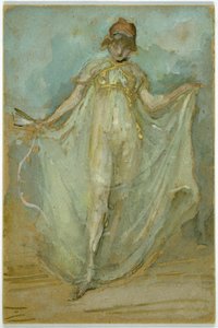 Grün und Blau: Die Tänzerin von James Abbott McNeill Whistler
