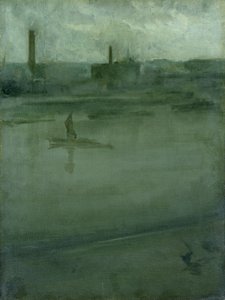 Grau und Silber: Die Themse von James Abbott McNeill Whistler