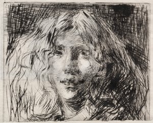 Joanna Hefferman, La Belle Irlandaise, 1866 von James Abbott McNeill Whistler