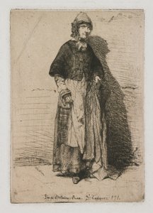 La Mère Gérard aus Zwölf Radierungen aus der Natur von James Abbott McNeill Whistler
