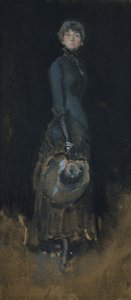 Dame in Grau, ca. 1883 von James Abbott McNeill Whistler