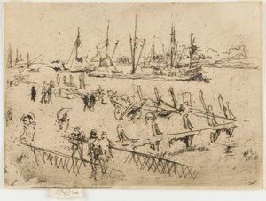 Kleines Dordrecht von James Abbott McNeill Whistler