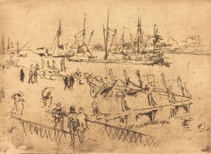 Klein-Dordrecht, 1884 von James Abbott McNeill Whistler